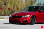 BMW M3 Sedan on Vossen Wheels (VFS4) 2017 года